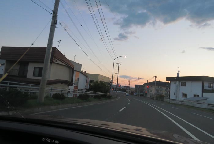 webnews今朝の北見/無加川橋を渡り南大通り交差点方向