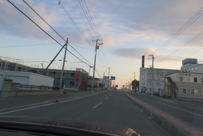 webnews今朝の北見/とん田通り、南大通り交差点から国道39号方向