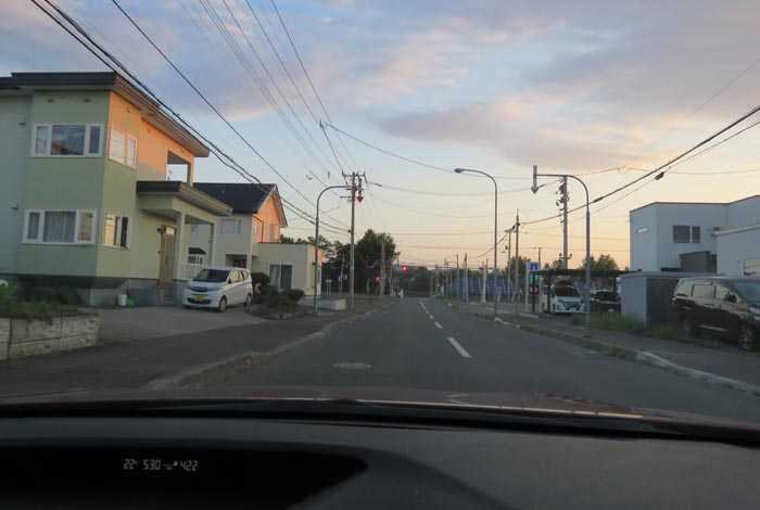 webnews今朝の北見/西5号線、南岸通りの交差点