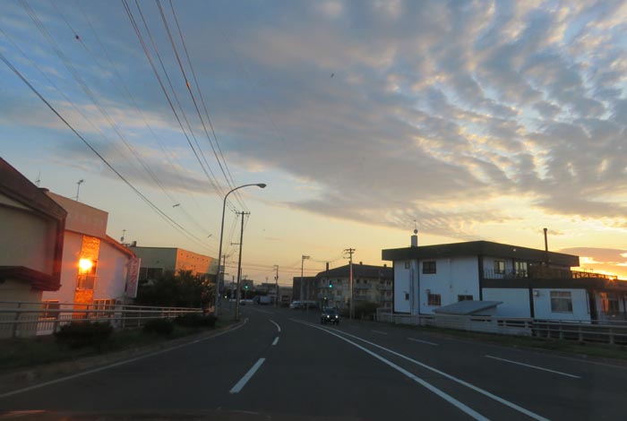 webnews今朝の北見/無加川橋を渡り南大通り交差点方向