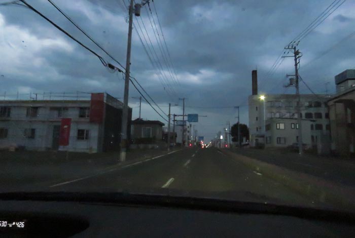 webnews今朝の北見/とん田通り、南大通り交差点から国道39号方向