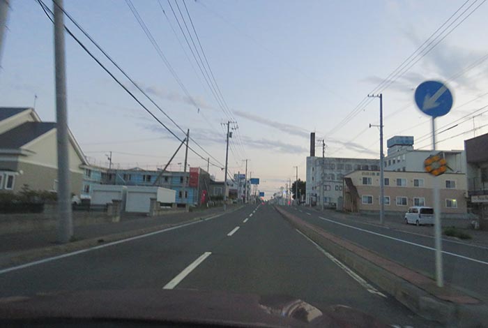 webnews今朝の北見/とん田通り、南大通り交差点から国道39号方向