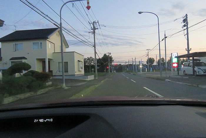 webnews今朝の北見/西5号線、南岸通りの交差点