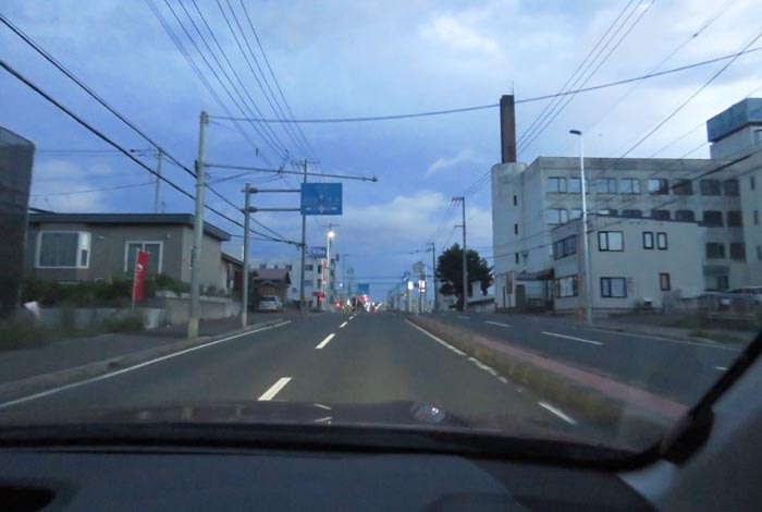 webnews今朝の北見/とん田通り、南大通り交差点から国道39号方向