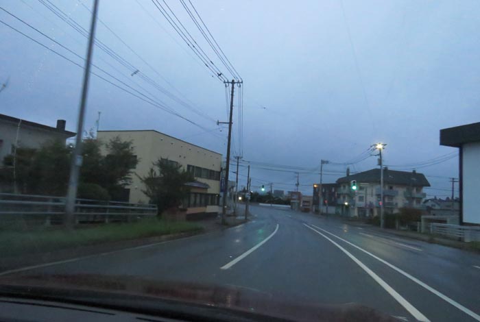 webnews今朝の北見/無加川橋を渡り南大通り交差点方向