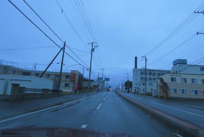 webnews今朝の北見/とん田通り、南大通り交差点から国道39号方向