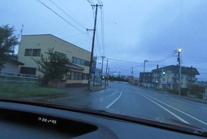 webnews今朝の北見/無加川橋を渡り南大通り交差点方向