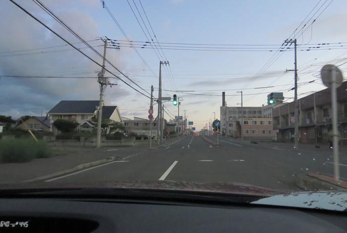 webnews今朝の北見/とん田通り、南大通り交差点から国道39号方向