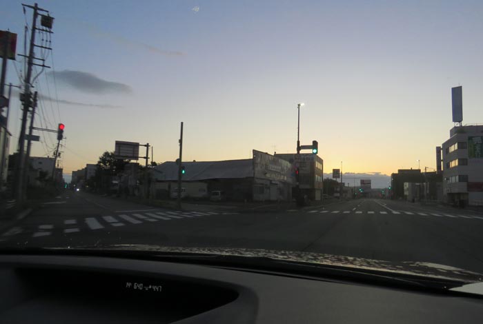 webnews今朝の北見/交差点から北4条通り側のパレスビル方向