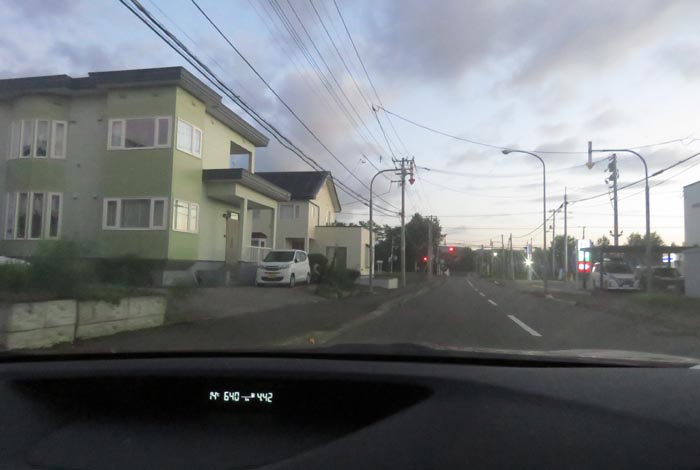 webnews今朝の北見/西5号線、南岸通りの交差点