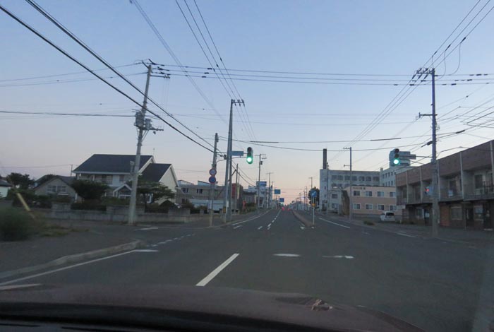 webnews今朝の北見/とん田通り、南大通り交差点から国道39号方向