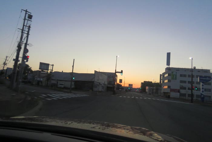 webnews今朝の北見/交差点から北4条通り側のパレスビル方向