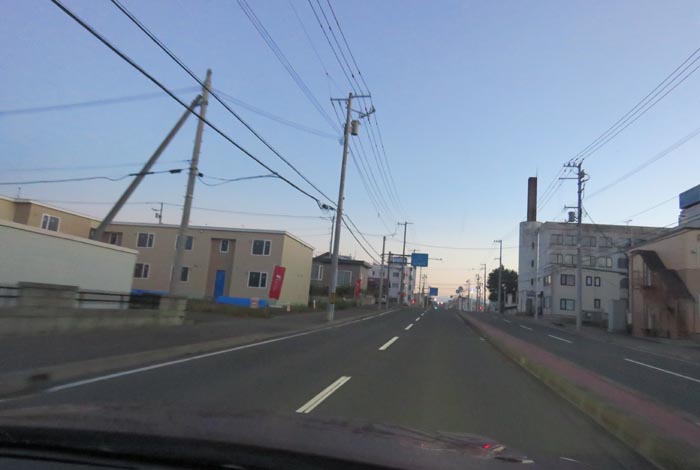 webnews今朝の北見/とん田通り、南大通り交差点から国道39号方向