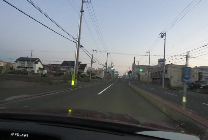 webnews今朝の北見/とん田通り、南大通り交差点から国道39号方向