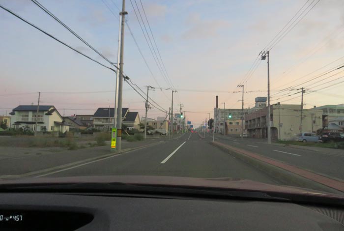 webnews今朝の北見/とん田通り、南大通り交差点から国道39号方向