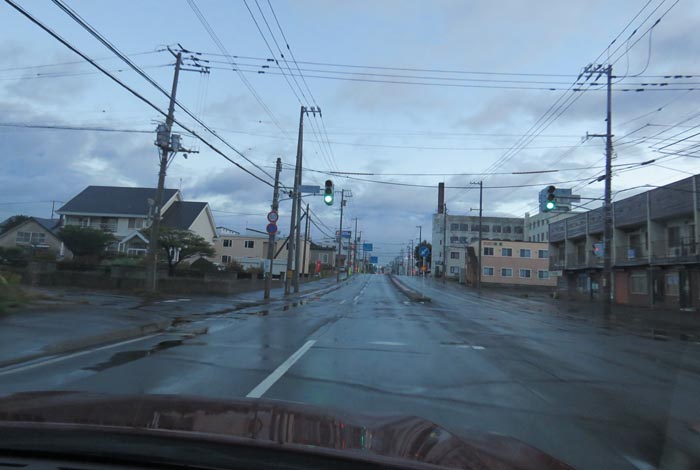 webnews今朝の北見/とん田通り、南大通り交差点から国道39号方向