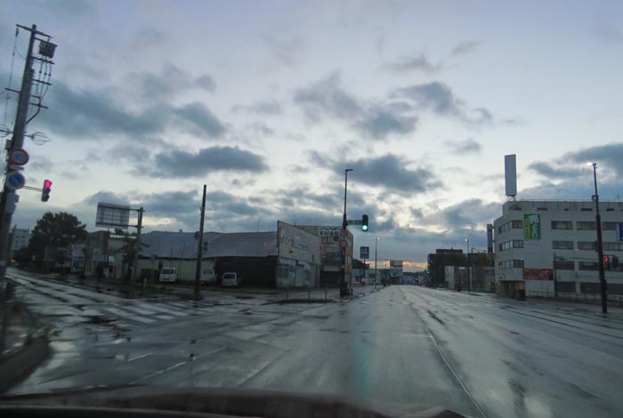 webnews今朝の北見/交差点から北4条通り側のパレスビル方向