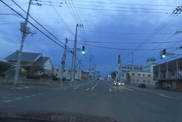 webnews今朝の北見/とん田通り、南大通り交差点から国道39号方向