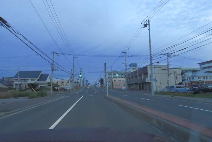 webnews今朝の北見/とん田通り、南大通り交差点から国道39号方向