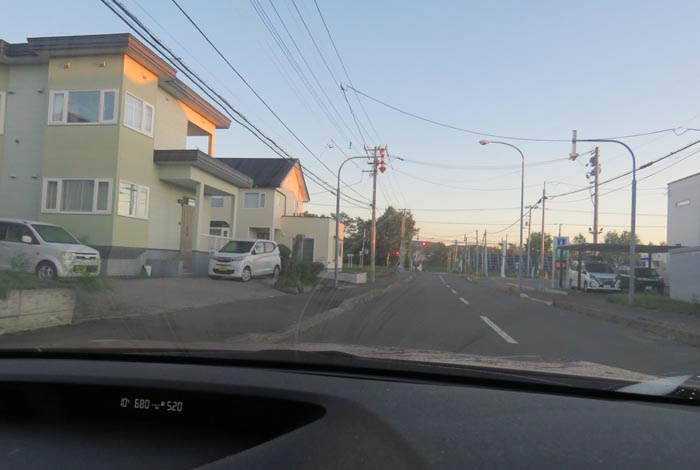 webnews今朝の北見/西5号線、南岸通りの交差点