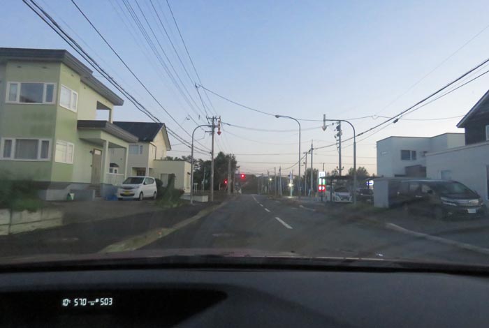 webnews今朝の北見/西5号線、南岸通りの交差点