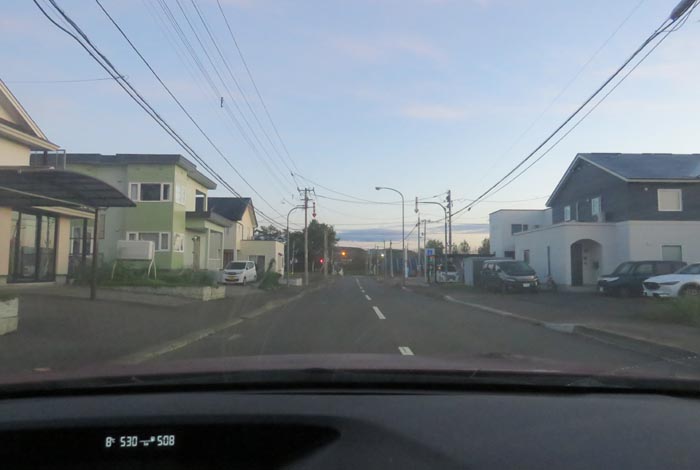 webnews今朝の北見/西5号線、南岸通りの交差点