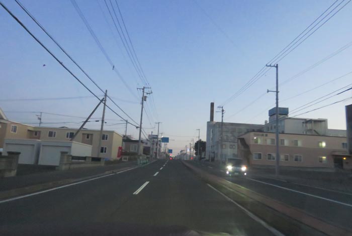 webnews今朝の北見/とん田通り、南大通り交差点から国道39号方向