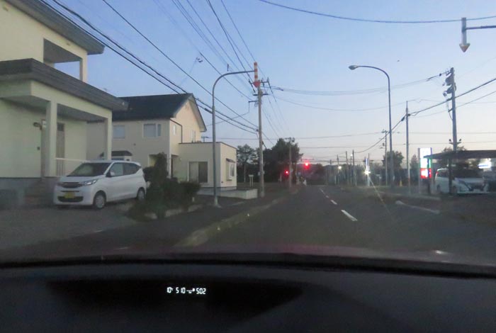 webnews今朝の北見/西5号線、南岸通りの交差点