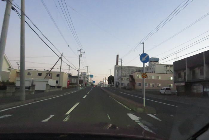 webnews今朝の北見/とん田通り、南大通り交差点から国道39号方向