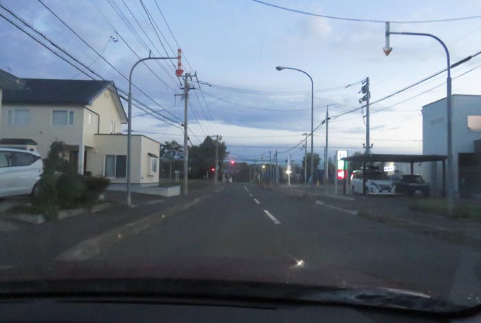 webnews今朝の北見/西5号線、南岸通りの交差点