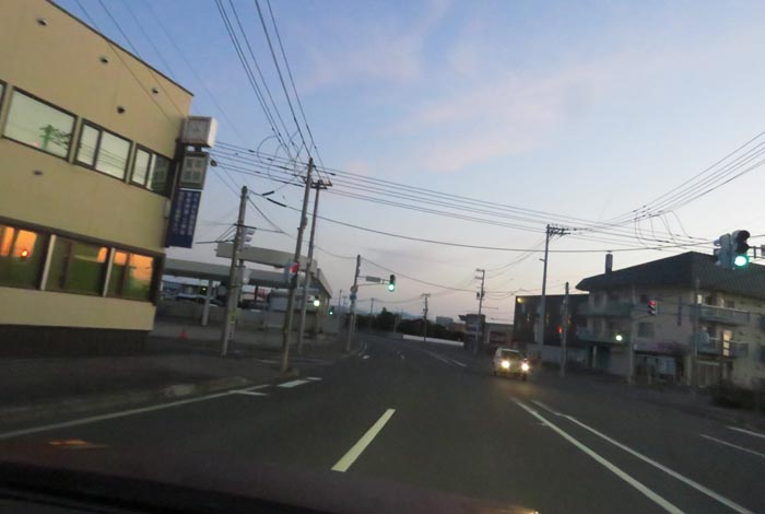 webnews今朝の北見/無加川橋を渡り南大通り交差点方向