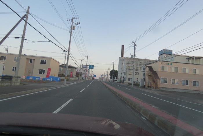 webnews今朝の北見/とん田通り、南大通り交差点から国道39号方向