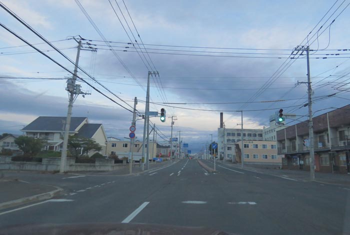 webnews今朝の北見/とん田通り、南大通り交差点から国道39号方向