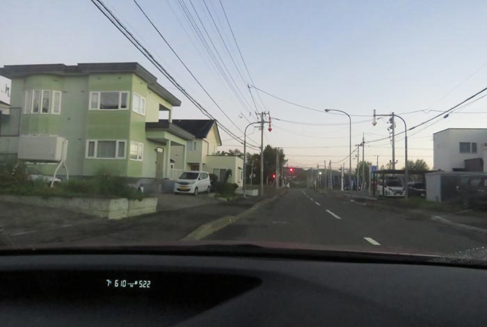 webnews今朝の北見/西5号線、南岸通りの交差点