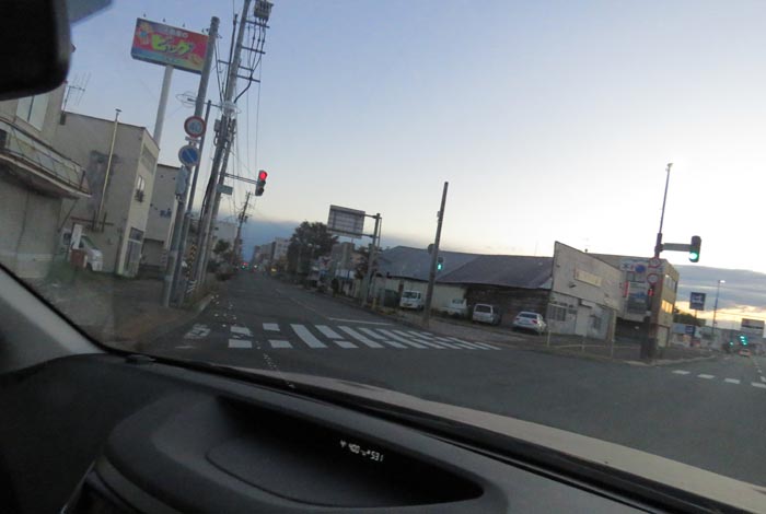 webnews今朝の北見/交差点から北4条通り側のパレスビル方向