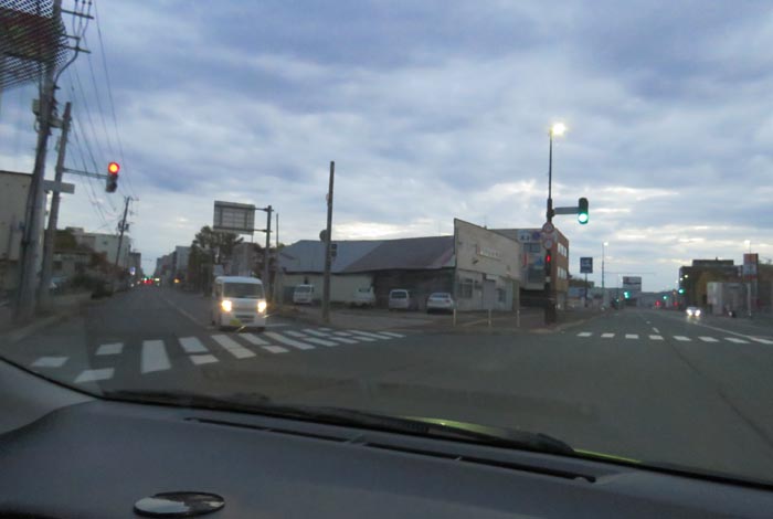 webnews今朝の北見/交差点から北4条通り側のパレスビル方向