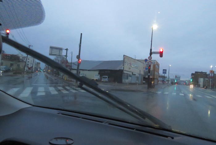 webnews今朝の北見/交差点から北4条通り側のパレスビル方向