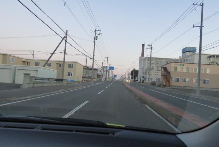 webnews今朝の北見/とん田通り、南大通り交差点から国道39号方向