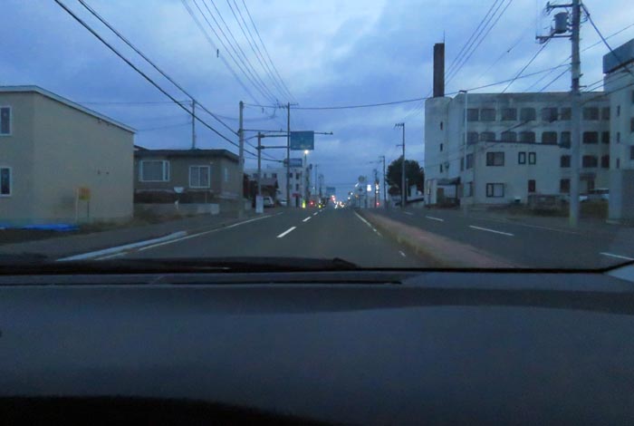 webnews今朝の北見/とん田通り、南大通り交差点から国道39号方向