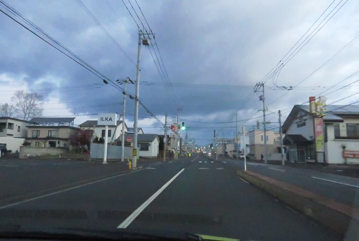 webnews今朝の北見/とん田通り、南大通り交差点から国道39号方向