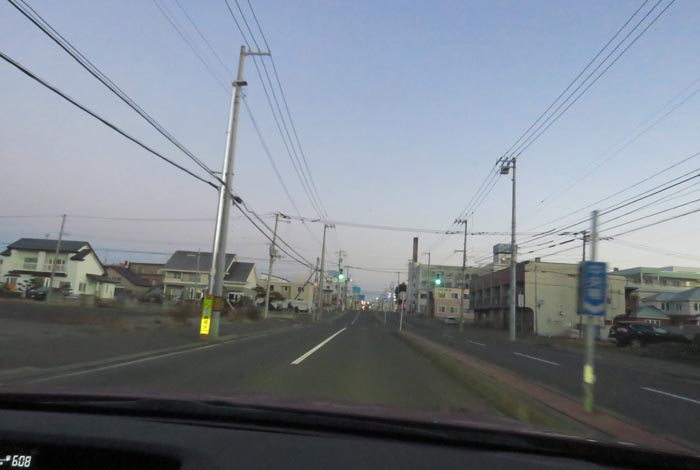 webnews今朝の北見/とん田通り、南大通り交差点から国道39号方向