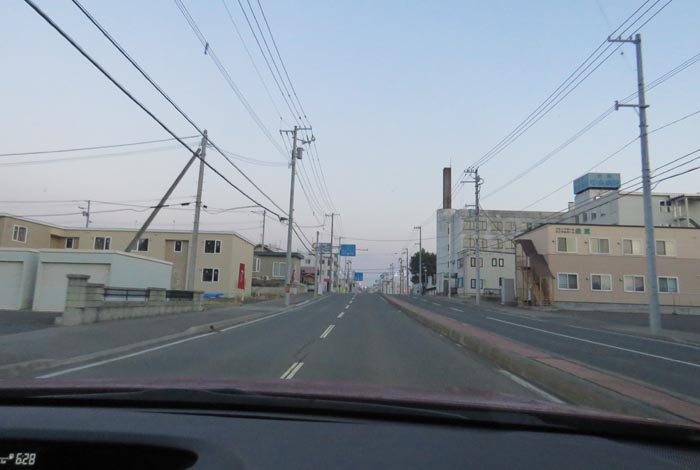 webnews今朝の北見/とん田通り、南大通り交差点から国道39号方向