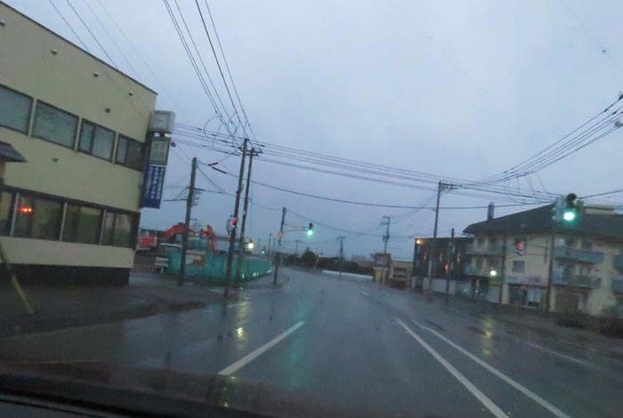 webnews今朝の北見/無加川橋を渡り南大通り交差点方向