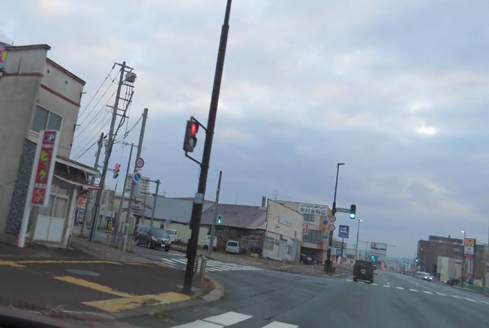 webnews今朝の北見/交差点から北4条通り側のパレスビル方向