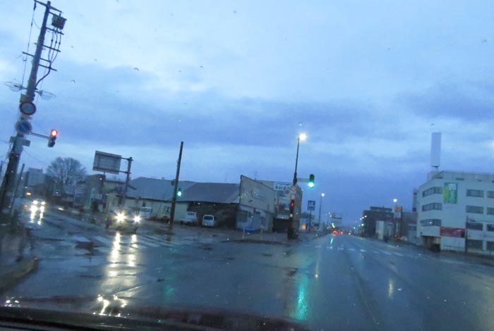 webnews今朝の北見/交差点から北4条通り側のパレスビル方向