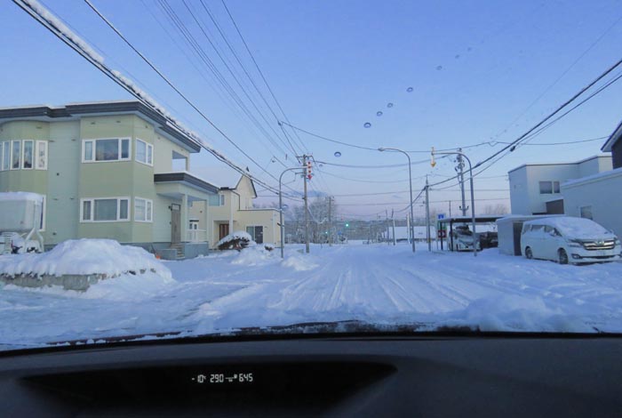 webnews今朝の北見/西5号線、南岸通りの交差点